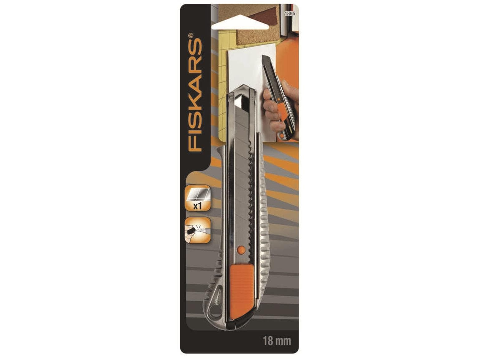 Fiskars Cutter Metall Pro 18mm Rumpf und Messer aus Metall