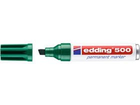 edding Permanentmarker 500 grün Keilspitze 2-7mm, kompakt und praktisch