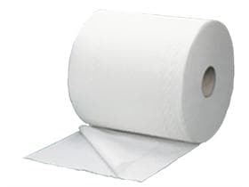 Putztuchrollen Maxi weiss, 2-lagig 100 % Zellstoff, geprägt, Breite 28.5 cm