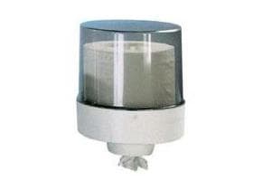 Putztuchrollenspender für MAXI-Rollen ABS-Kunststoff rauchgrau-transparent/