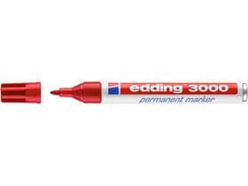 edding Permanentmarker 3000 rot Rundspitze 1,5-3 mm