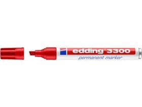 edding Permanentmarker 3300 rot Keilspitze 1-5 mm