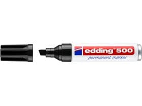 edding Permanentmarker 500 schwarz Keilspitze 2-7mm, kompakt und praktisch